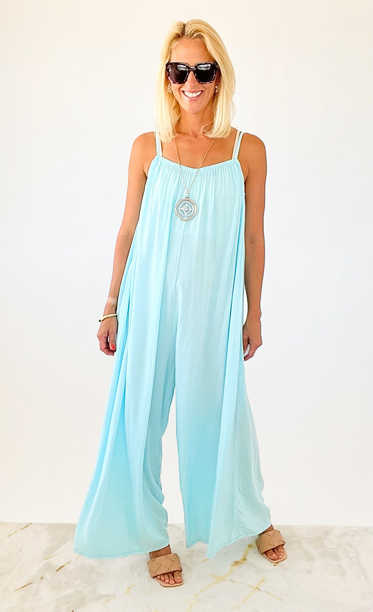 Breezy Summertime Jumpsuit-200 Dresses/Jumpsuits/Rompers-Venti6 Outlet-Coastal Bloom Boutique, find the trendiest versions of the popular styles and looks Located in Indialantic, FL