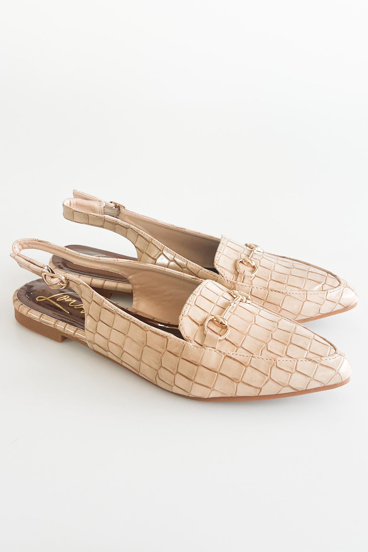 Croc Flat Slingback Sandals - Medium Latte-250 Shoes-RagCompany-Coastal Bloom Boutique, find the trendiest versions of the popular styles and looks Located in Indialantic, FL