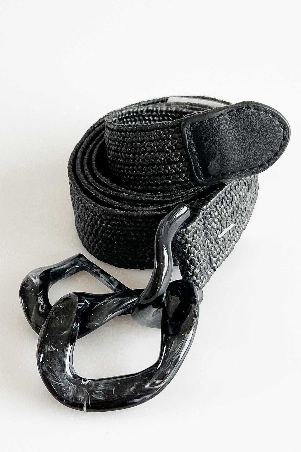 Link Cuff Elastic Belt - Black-260 Other Accessories-Bag Boutique-Coastal Bloom Boutique, find the trendiest versions of the popular styles and looks Located in Indialantic, FL
