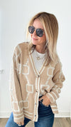 Varsity Jersey Button Down Cardigan-150 Cardigan Layers-Miracle-Coastal Bloom Boutique, find the trendiest versions of the popular styles and looks Located in Indialantic, FL