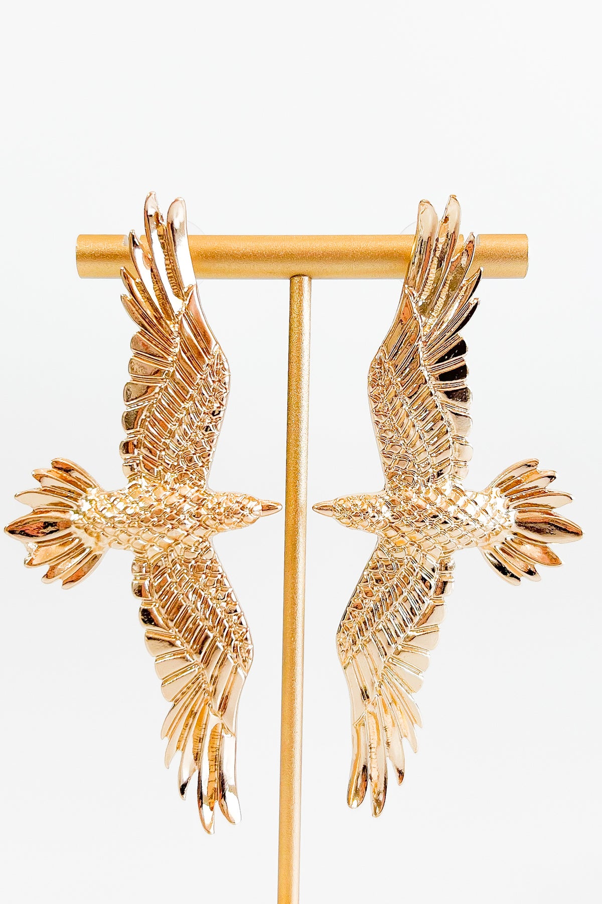 Flying Eagle Earrings-230 Jewelry-Golden Stella-Coastal Bloom Boutique, find the trendiest versions of the popular styles and looks Located in Indialantic, FL