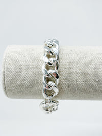 Sterling Silver Cuban Toggle Bracelet-230 Jewelry-Oriental Treasure-Coastal Bloom Boutique, find the trendiest versions of the popular styles and looks Located in Indialantic, FL