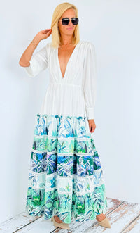 Island Time Maxi Dress-200 Dresses/Jumpsuits/Rompers-Rousseau-Coastal Bloom Boutique, find the trendiest versions of the popular styles and looks Located in Indialantic, FL