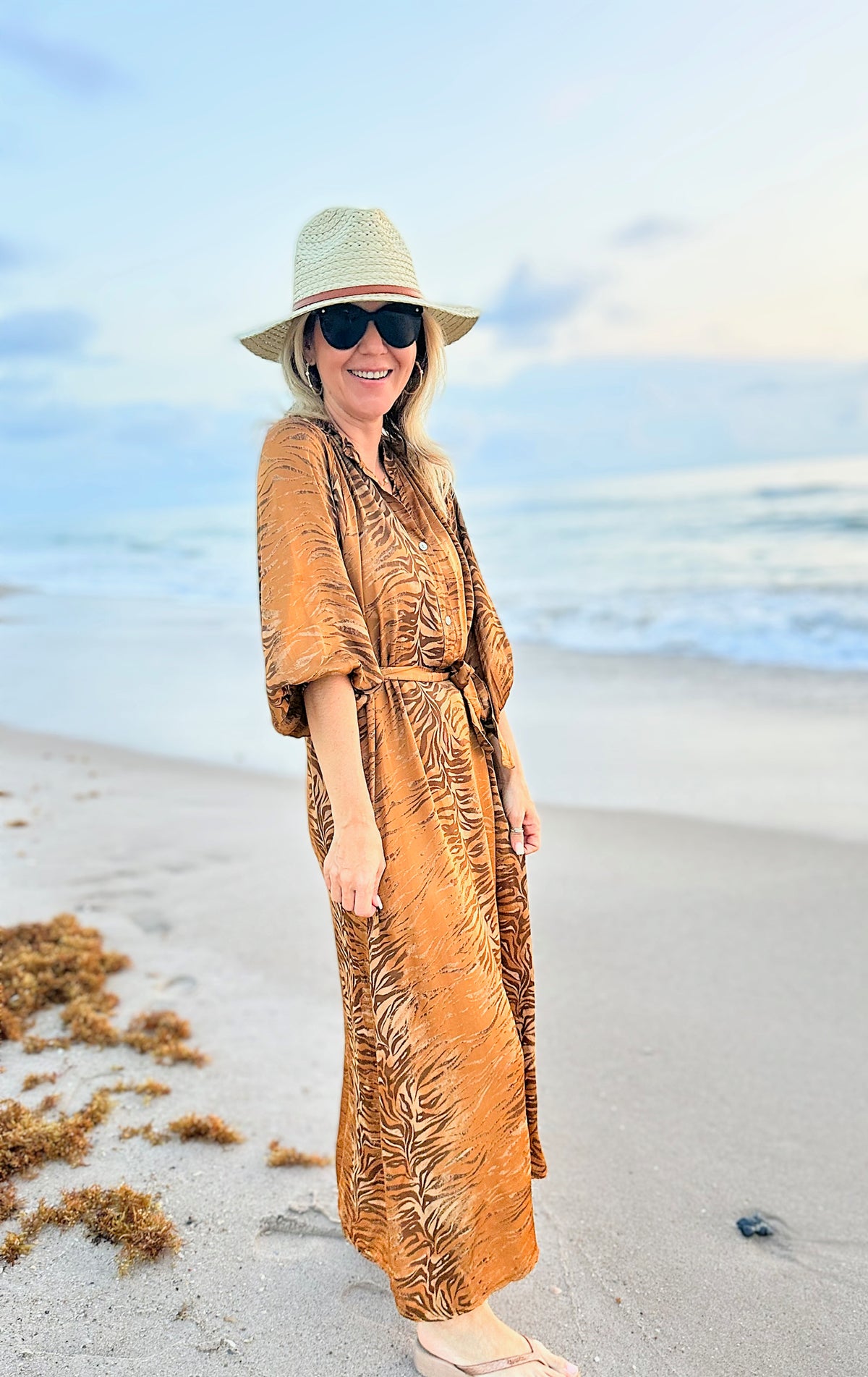 Fierce Italian Tunic Dress - Camel-200 dresses/jumpsuits/rompers-Venti6 Outlet-Coastal Bloom Boutique, find the trendiest versions of the popular styles and looks Located in Indialantic, FL