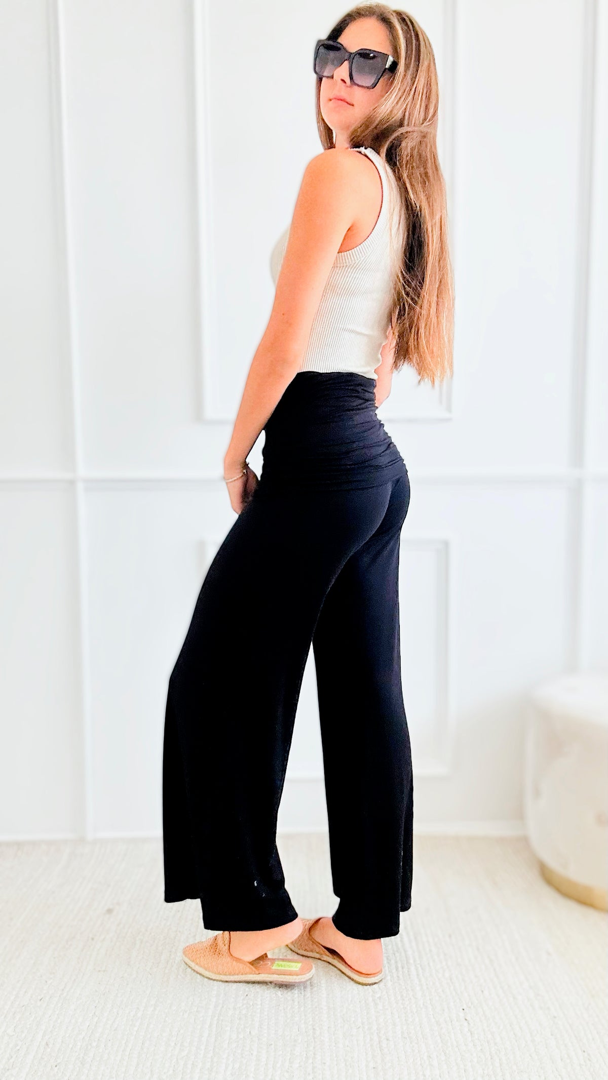 Chill Out Wide Leg Pants-210 Loungewear/Sets-Chatoyant-Coastal Bloom Boutique, find the trendiest versions of the popular styles and looks Located in Indialantic, FL