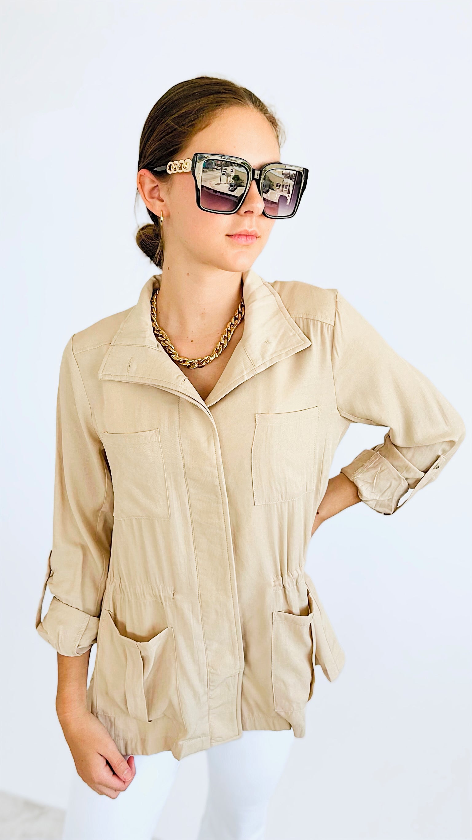 London Fog Jacket-160 Jackets-Rousseau-Coastal Bloom Boutique, find the trendiest versions of the popular styles and looks Located in Indialantic, FL