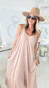 Got Feels Maxi Dress - Taupe-200 dresses/jumpsuits/rompers-HYFVE-Coastal Bloom Boutique, find the trendiest versions of the popular styles and looks Located in Indialantic, FL