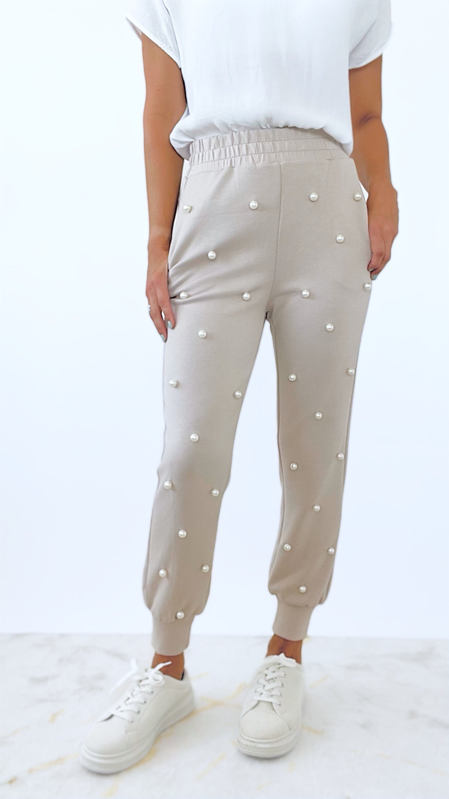 Pearl Trail Pant - Taupe-170 Bottoms-Why Dress-Coastal Bloom Boutique, find the trendiest versions of the popular styles and looks Located in Indialantic, FL