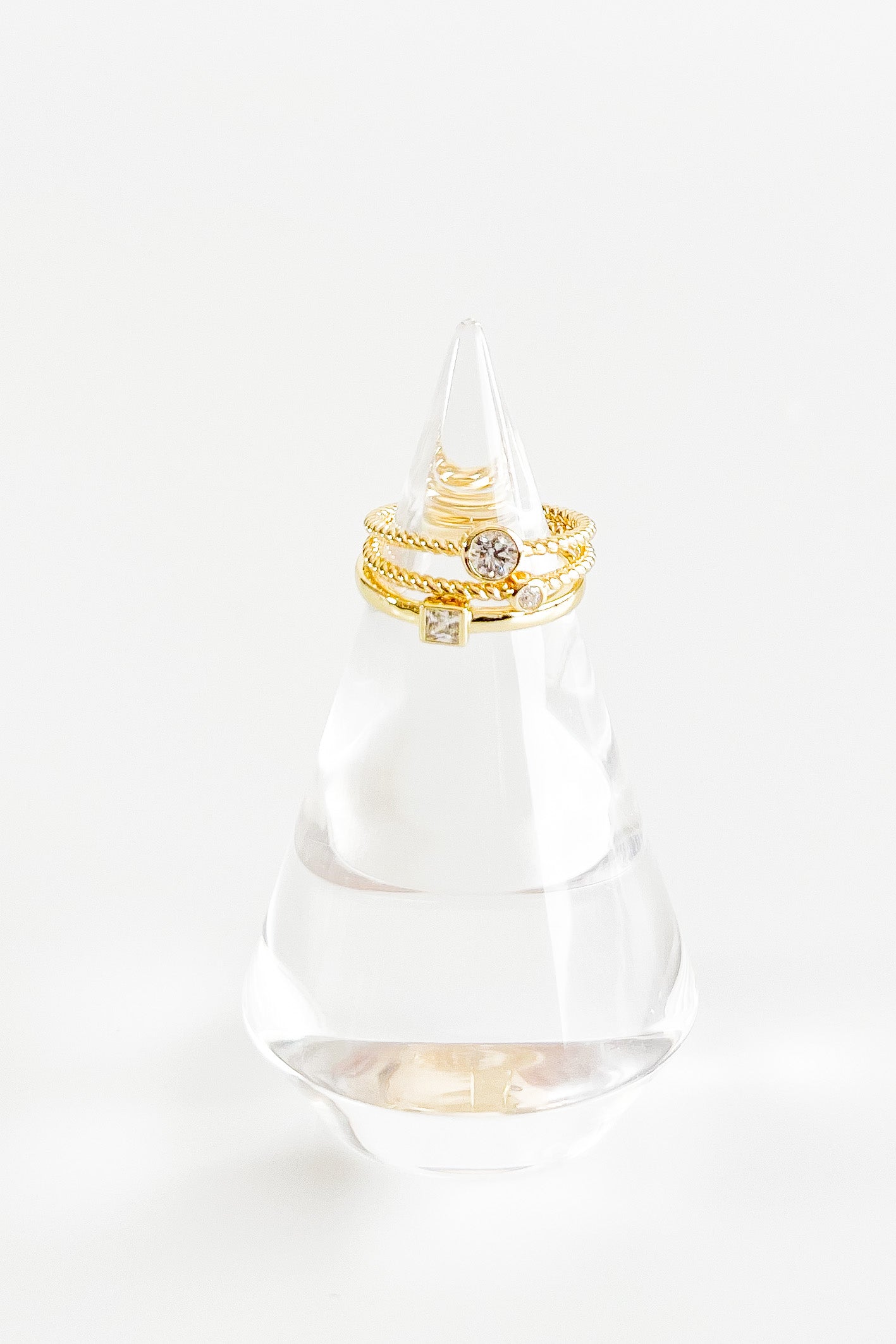 Sterling Silver Trio Band Ring-230 Jewelry-NYC-Coastal Bloom Boutique, find the trendiest versions of the popular styles and looks Located in Indialantic, FL