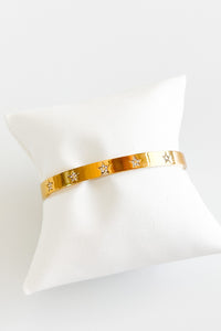 Star Stainless Steel Bangle Bracelet-230 Jewelry-Wona-Coastal Bloom Boutique, find the trendiest versions of the popular styles and looks Located in Indialantic, FL