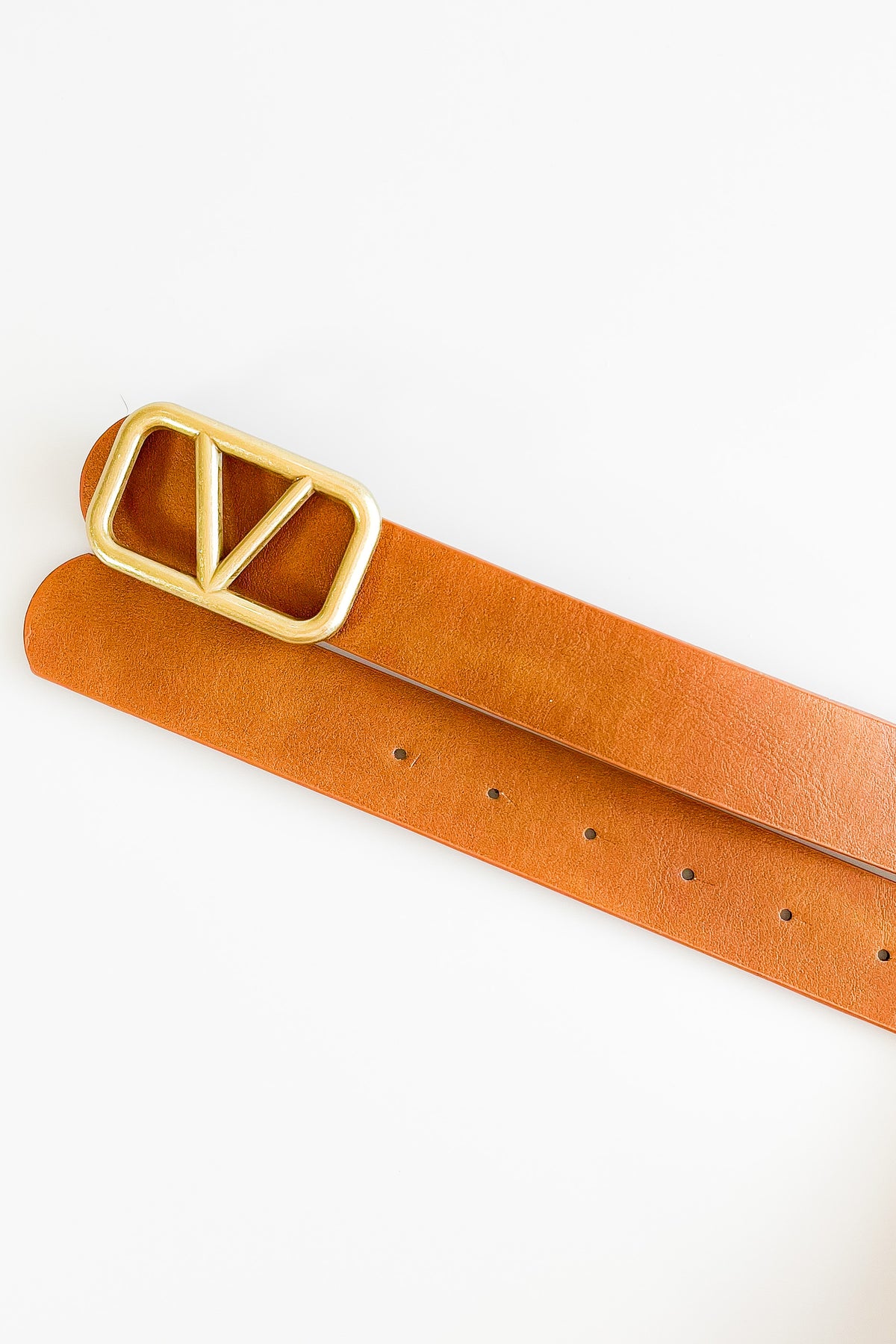 Boite V Buckle Belt - Camel-260 Other Accessories-ICCO ACCESSORIES-Coastal Bloom Boutique, find the trendiest versions of the popular styles and looks Located in Indialantic, FL