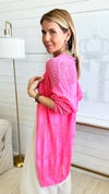 Light as a Feather Cardigan - Hot Pink-150 Cardigans/Layers-ADORA-Coastal Bloom Boutique, find the trendiest versions of the popular styles and looks Located in Indialantic, FL