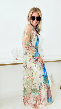 Garden of Eden Duster-150 Cardigans/Layers-Aratta-Coastal Bloom Boutique, find the trendiest versions of the popular styles and looks Located in Indialantic, FL