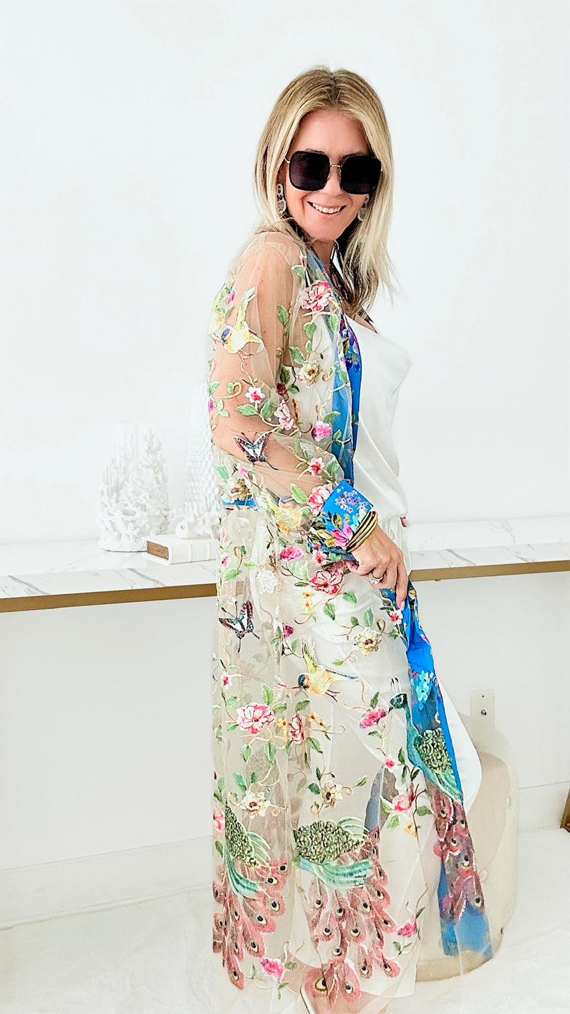 Garden of Eden Duster-150 Cardigans/Layers-Aratta-Coastal Bloom Boutique, find the trendiest versions of the popular styles and looks Located in Indialantic, FL