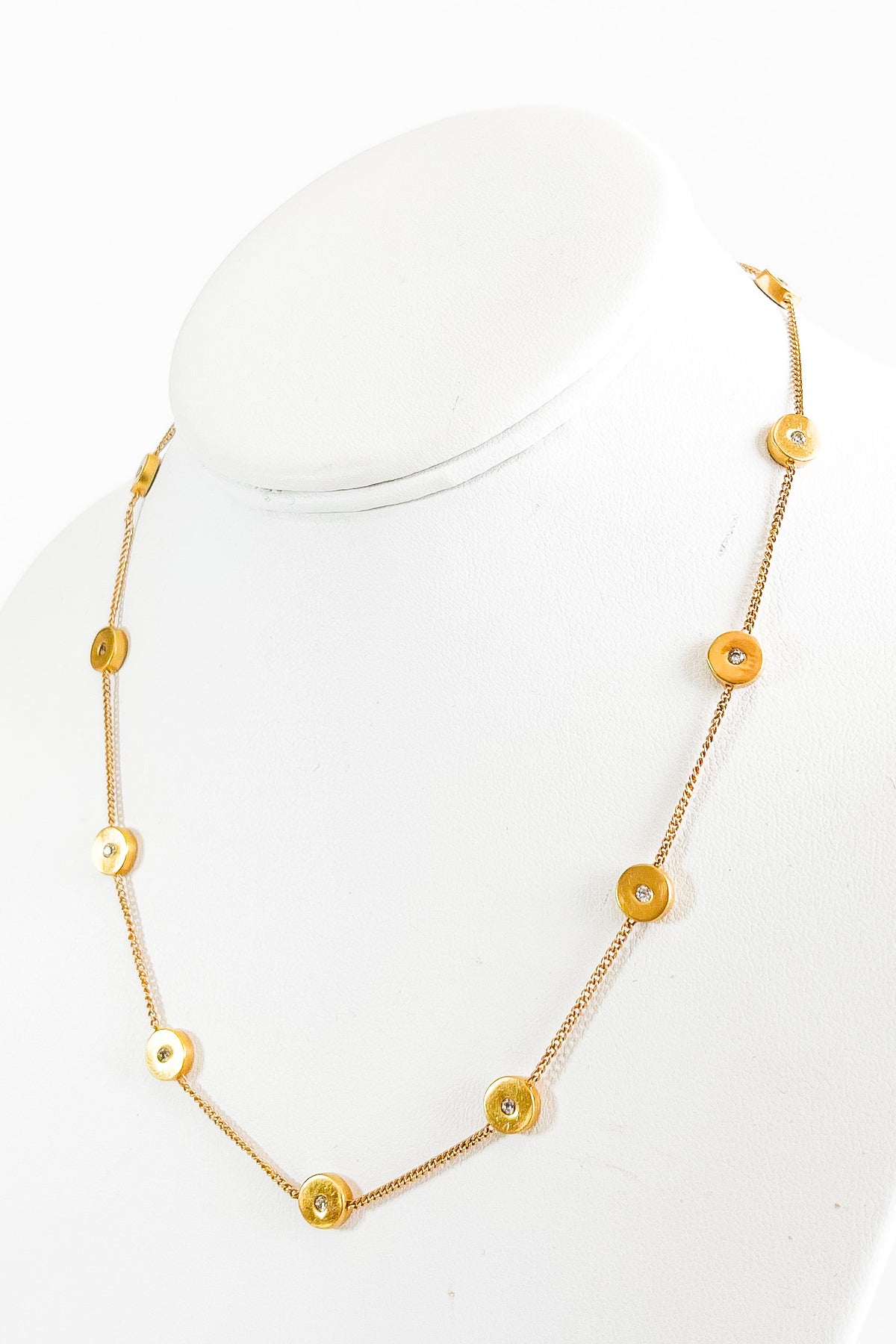 Station Valencia Delicate Necklace - Julie Vos-230 Jewelry-Julie Vos-Coastal Bloom Boutique, find the trendiest versions of the popular styles and looks Located in Indialantic, FL