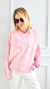 Love Out Loud Sweatshirt - Rose-130 Long Sleeve Tops-Rousseau-Coastal Bloom Boutique, find the trendiest versions of the popular styles and looks Located in Indialantic, FL