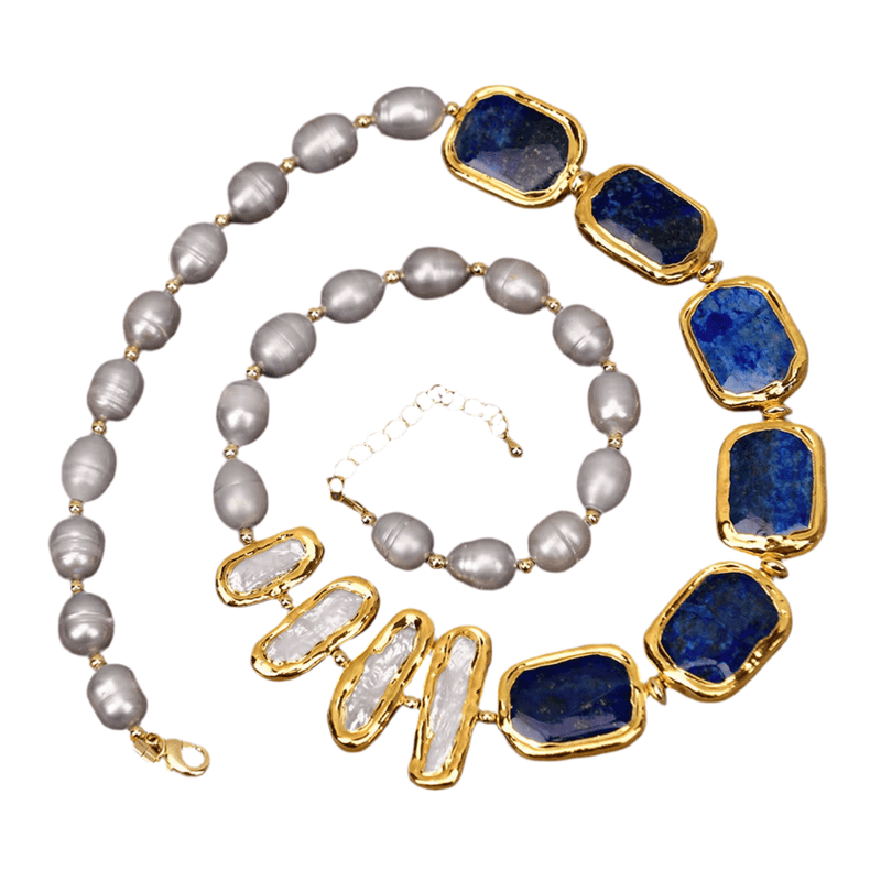 Imperial Muse Statement Necklace-230 Jewelry-Chasing Bandits-Coastal Bloom Boutique, find the trendiest versions of the popular styles and looks Located in Indialantic, FL