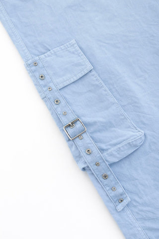 Intentional Design Cargo Italian Jogger- Sky Blue
