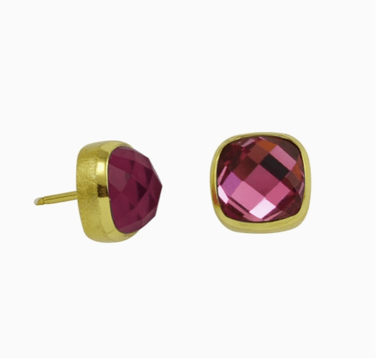 PRE ORDER ALL - Iridescent Stone Stud Earrings - BETTY-230 Jewelry-Betty Carre-Coastal Bloom Boutique, find the trendiest versions of the popular styles and looks Located in Indialantic, FL