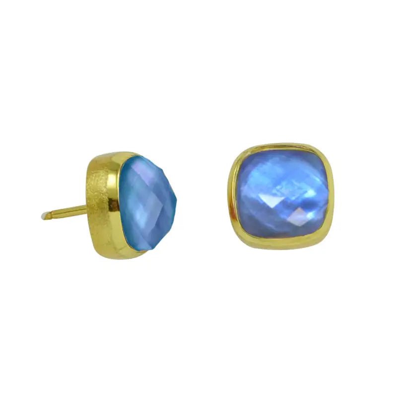PRE ORDER ALL - Iridescent Stone Stud Earrings - BETTY-230 Jewelry-Betty Carre-Coastal Bloom Boutique, find the trendiest versions of the popular styles and looks Located in Indialantic, FL
