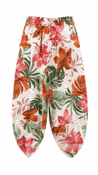 Island Daydream La Spezia Barrel Italian Pant- Ivory