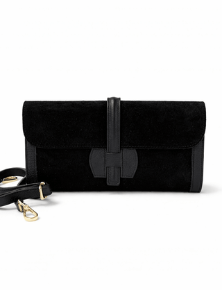 Italian Bellini Clutch Bag - Black