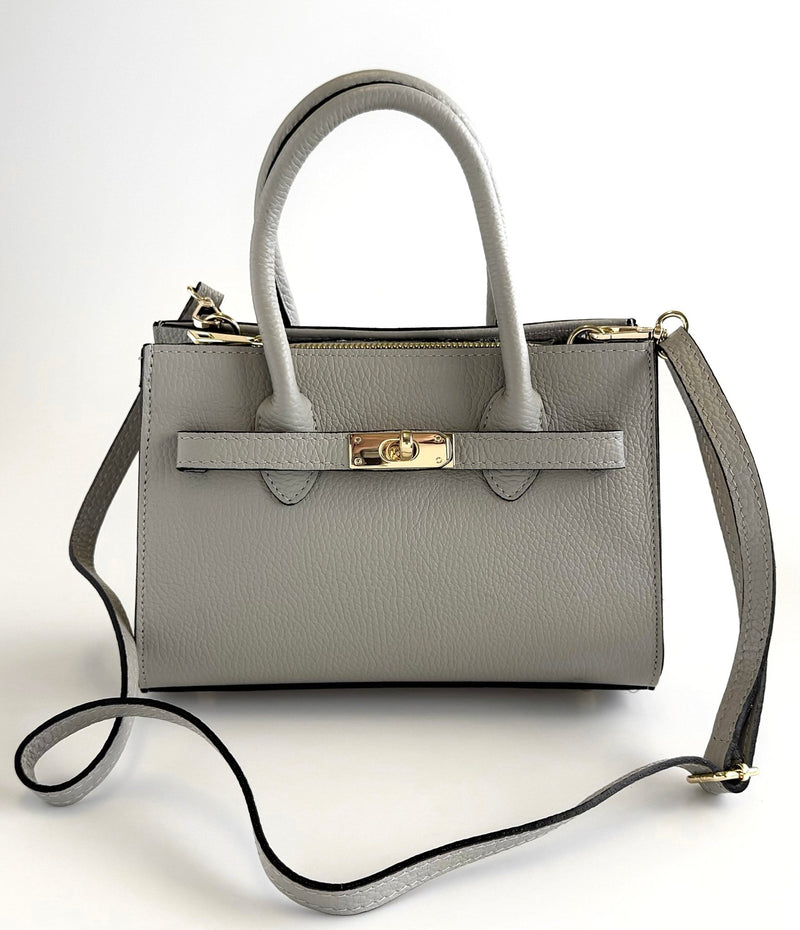 Italian Mini Leather Satchel-240 Bags-DEDA LEATHER-Coastal Bloom Boutique, find the trendiest versions of the popular styles and looks Located in Indialantic, FL