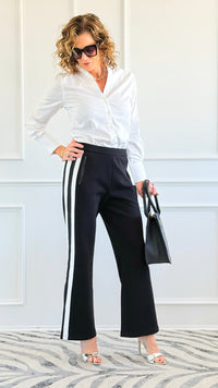 Jet Set Dreams Pants - Black-170 Bottoms/Shorts-JODIFL-Coastal Bloom Boutique, find the trendiest versions of the popular styles and looks Located in Indialantic, FL