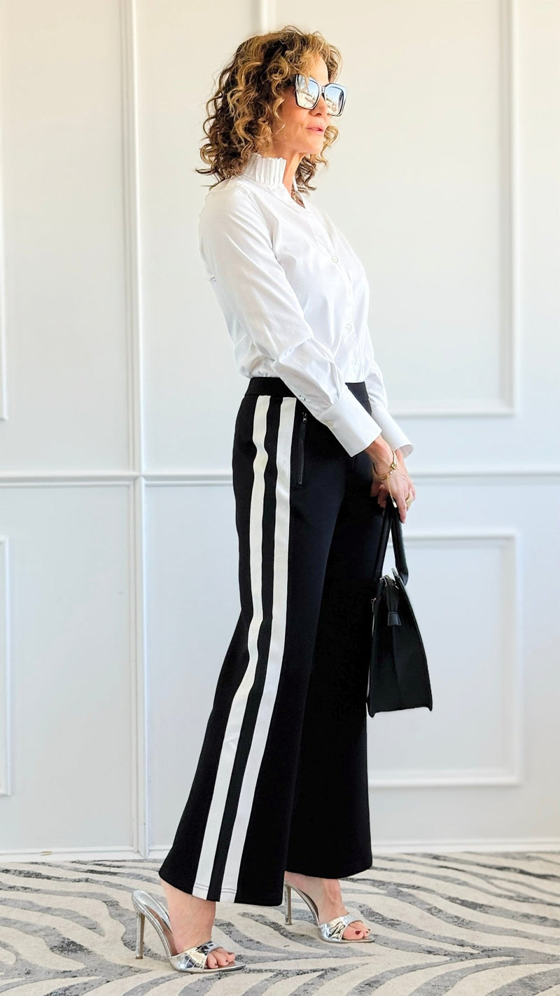 Jet Set Dreams Pants - Black-170 Bottoms/Shorts-JODIFL-Coastal Bloom Boutique, find the trendiest versions of the popular styles and looks Located in Indialantic, FL