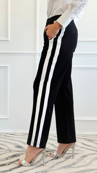 Jet Set Dreams Pants - Black-170 Bottoms/Shorts-JODIFL-Coastal Bloom Boutique, find the trendiest versions of the popular styles and looks Located in Indialantic, FL