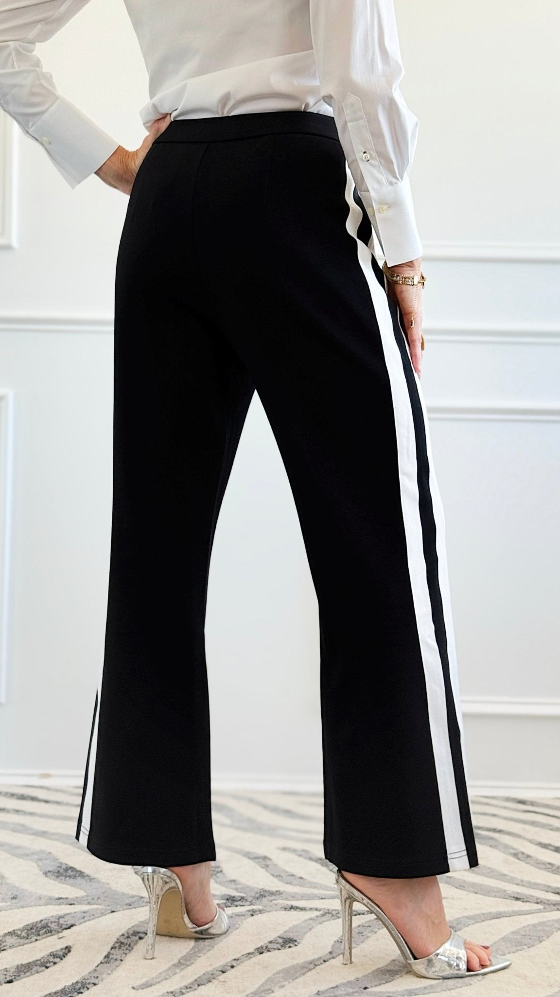 Jet Set Dreams Pants - Black-170 Bottoms/Shorts-JODIFL-Coastal Bloom Boutique, find the trendiest versions of the popular styles and looks Located in Indialantic, FL