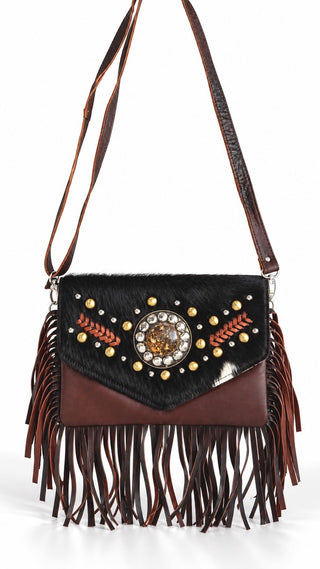 Jeweled Medallion Italian Clutch