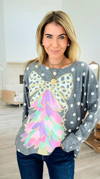 Kaleidoscope Tree Italian Milano Sweater-140 Sweaters-SORPRESA-Coastal Bloom Boutique, find the trendiest versions of the popular styles and looks Located in Indialantic, FL