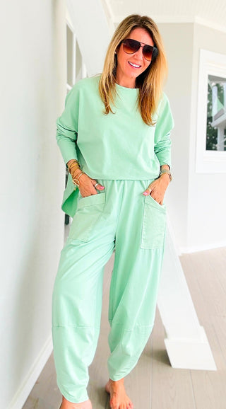 La Spezia Italian Barrel Cotton Set - Mint