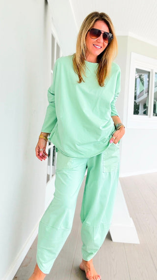 La Spezia Italian Barrel Cotton Set - Mint