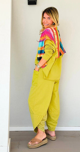 La Spezia Italian Barrel Cotton Set - Mustard