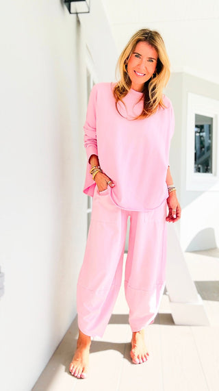 La Spezia Italian Barrel Cotton Set - Pink