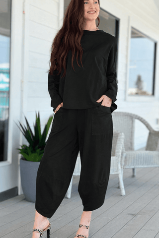 La Spezia Italian Barrel Set - Black