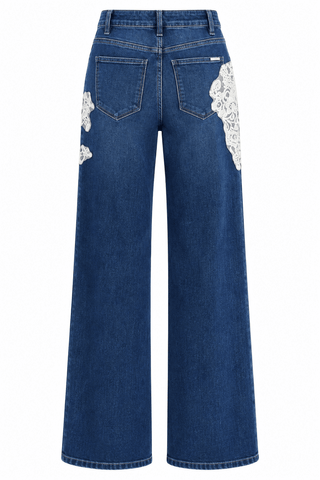 Lace Detail Jeans