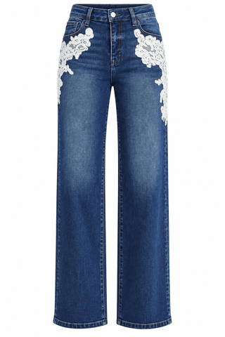 Lace Detail Jeans