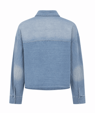 Lace & Leisure Denim Blouse