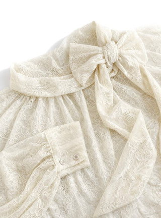 Lace & Light Italian Top - Ivory