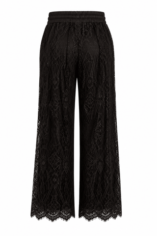 Lace Of Luxury Italian Pant- Brown