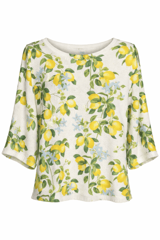 Lemons & More Lemons Lurex St Tropez Knit Top