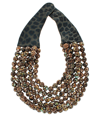 Leopard Layers Beaded Necklace - Multi-230 Jewelry-GS JEWELRY-Coastal Bloom Boutique, find the trendiest versions of the popular styles and looks Located in Indialantic, FL