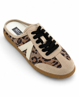 Leopard Print Lace Up Sneakers