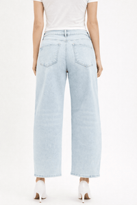 Light Wash Barrel Jeans