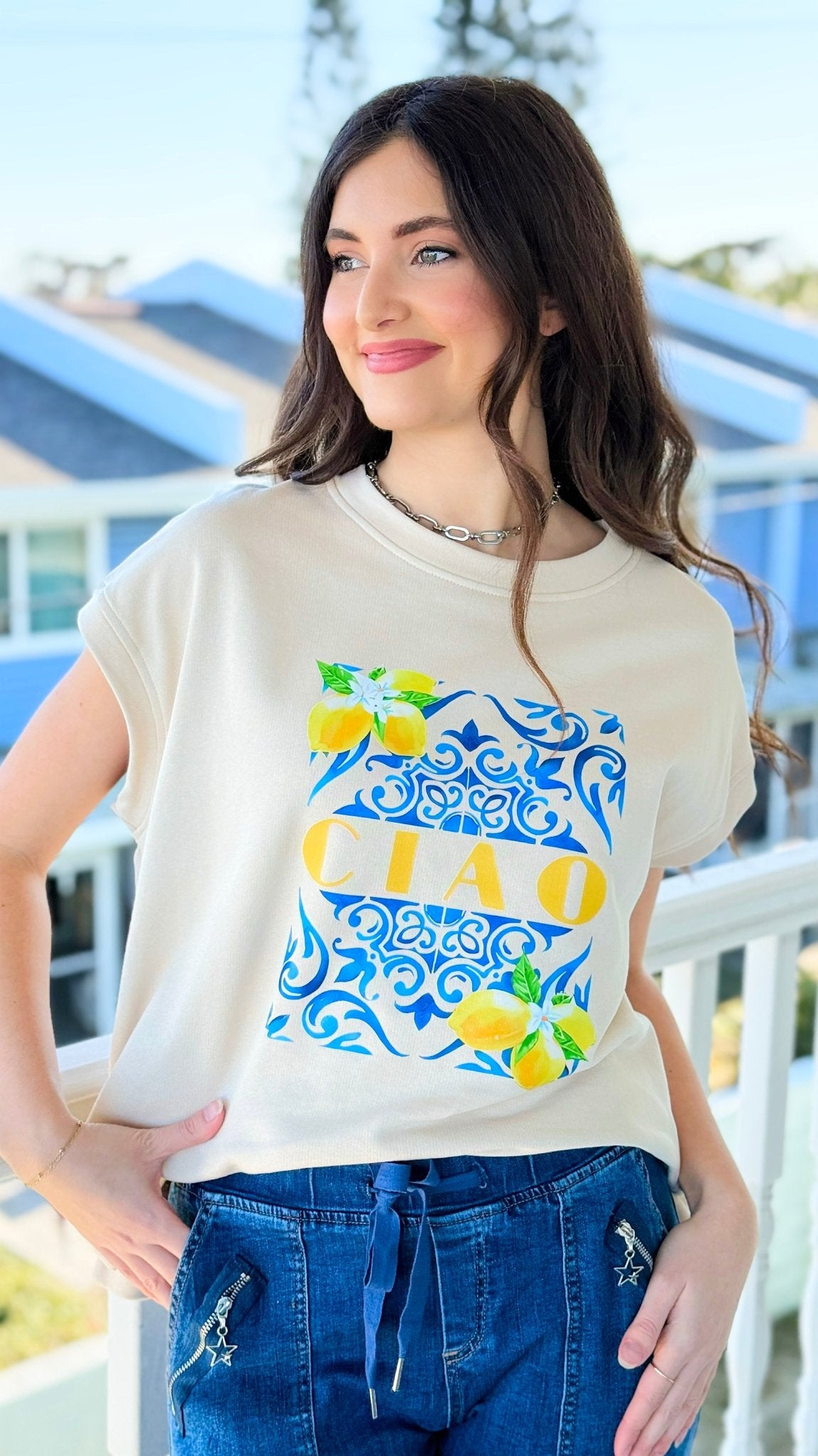 Limoncello Love Italian Top