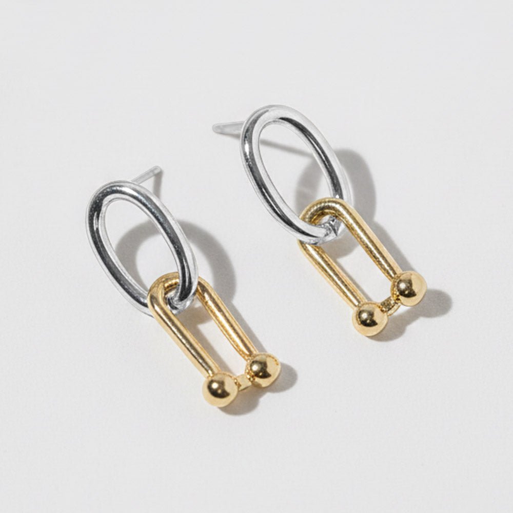 Linked Loop Earrings