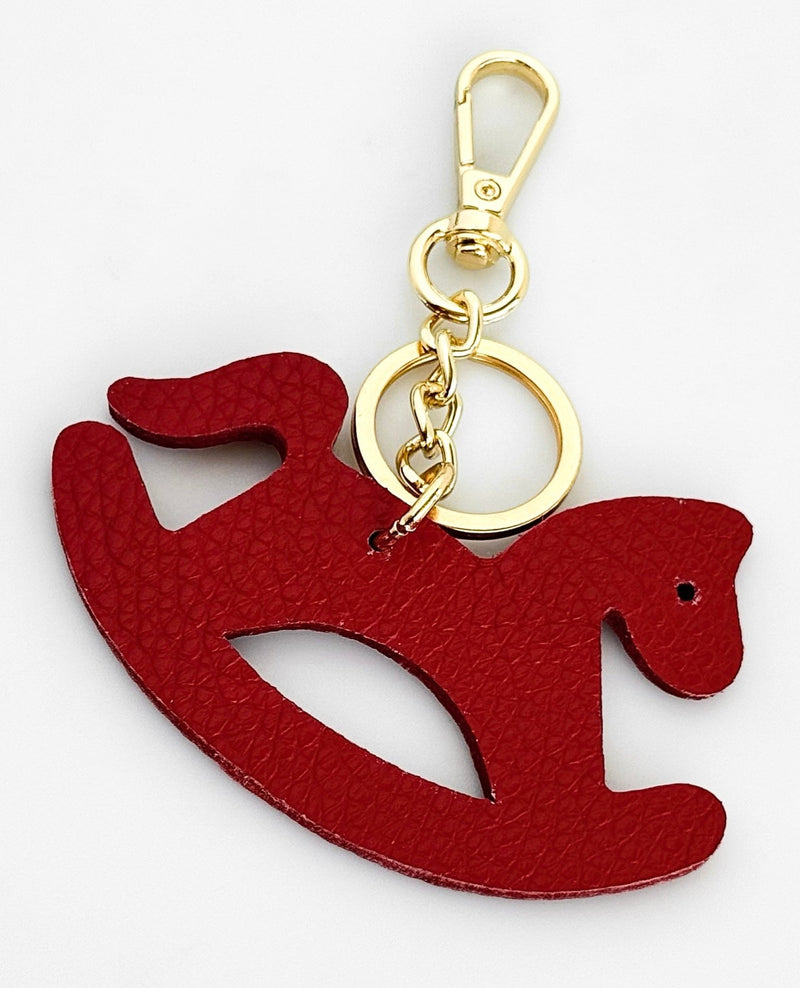Little Gallop Italian Keychain- Red-260 Other Accessories-LE BORSETTE-Coastal Bloom Boutique, find the trendiest versions of the popular styles and looks Located in Indialantic, FL